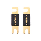Fusible ANL plaqué or 30A à 500A pour batterie, audio, bateau. Contact fiable, chute de tension réduite.